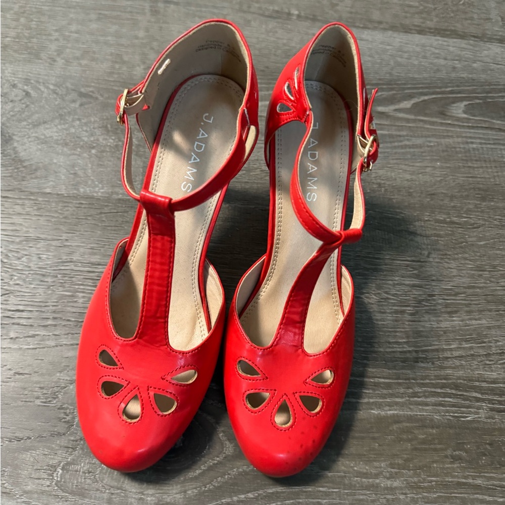 Retro red heels